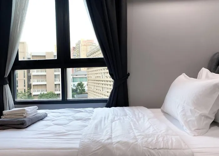 2br Modern Comfort At Vibrant Asok Bts Station 度假居 曼谷